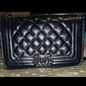 Couture Black Crossbody Bag